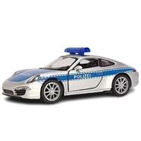 Welly Welly CityDuty: Porsche 911 Carrera S Polizei kisautó, 1:34