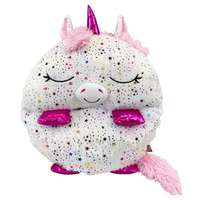 TM Toys Happy Nappers: 2 az 1-ben hálózsák és párna - Csillám unikornis, 137 cm