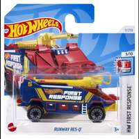 Mattel Hot Wheels: Runway Res-Q kisautó - kék