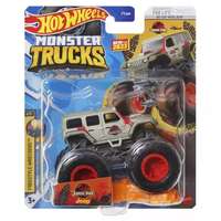 Mattel Hot Wheels Monster Trucks: Jurassic Park Jeep kisautó, 1:64
