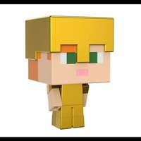 Mattel Minecraft: mini figura - Alex aranypáncélban