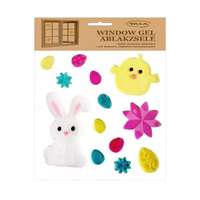 QX Nyuszi és csibe ablakzselé szett