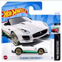 Mattel Hot Wheels: 15 Jaguar F-Type Project 7 kisautó, 1:64