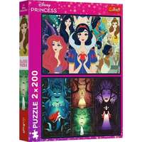Trefl Trefl: Enchantimals Disney hercegnők 2 az 1-ben puzzle - 200 darabos