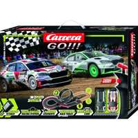 Carrera Carrera GO: 62584 Škoda Rally Elektromos versenypálya szett távirányítóval - 4,9 m