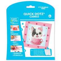 Diamond Dotz Diamond Dotz: QuickDotz képkészítő készlet, 13 x 13 cm - Lovely kutya