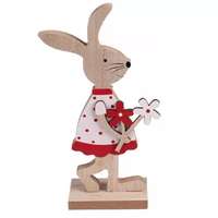 QX Fa nyuszi figura dekoráció, 18 cm - többféle