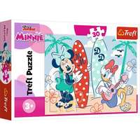 Trefl Trefl: Minnie és Daisy a tengerparton - 30 darabos puzzle