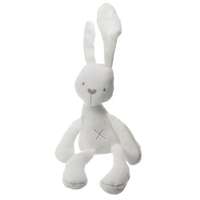 KIK Spolka Hosszú fülű plüss nyuszi - 36 cm, bézs