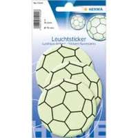 HERMA Herma: Sötétben világító foci mintás matrica - nagy