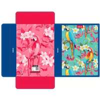 Nebulo Papagáj mintás hullámkarton füzetbox - A4