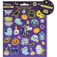 PLUS LINE Halloween mintás matrica, sötétben világító 15 x 17 cm