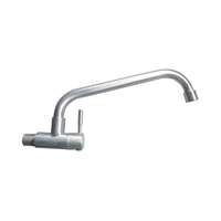 Slovarm Slovarm Epika falra szerelhető szelep felső forgó kifolyóval, rozsdamentes acél, kerámia tetejű 485001