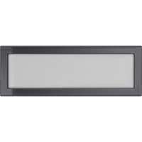 Kratki Kratki 17x49 cm Egyszerű szellőzőrács grafit