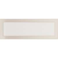 Kratki Kratki 17x49 cm Egyszerű szellőzőrács krém