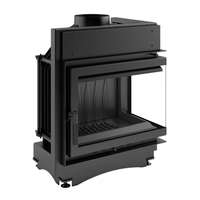 Kratki Kratki Maja PBS Öntvény kandalló 8 kW jobbos egybenyíló oldalüveggel