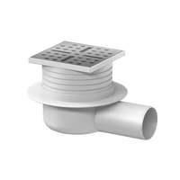 Slovarm Slovarm Padlóösszefolyó, vízszintes, rozsdamentes acél rács 100×100mm 670016