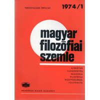 Akadémiai Kiadó Magyar Filozófiai Szemle - A Magyar Tudományos Akadémia Filozófiai Bizottságának folyóirata (Tizennyolcadik évf. 1974/1.) - Mátrai László (szerk.)