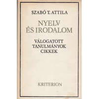 Kriterion Kiadó Nyelv és irodalom - Szabó T. Attila
