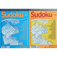 LAPKER ZRT Sudoku puzzle könyv 2017/4, 2018/1 (2 kötet) -