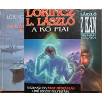 Betűvető Az elátkozott hajó + A kő fiai + Dzsingisz kán (3 kötet) - Lőrincz L. László