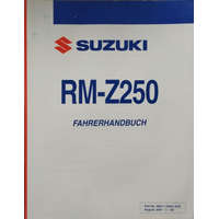 ... Suzuki RM-Z250 - Fahrerhandbuch -