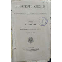 Franklin-Társulat Budapesti Szemle, 69. kötet 181-183. szám (1892) - Gyulai Pál (szerk.)
