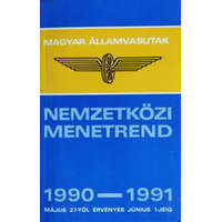 MÁV RT. Nemzetközi menetrend 1990-1991 - MÁV - Farkas Károly (szerk.)