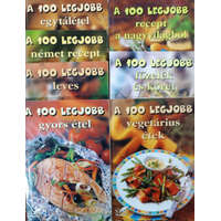 STB Könyvek Könyvkiadó Kft. A 100 legjobb : Egytálétel + Német recept + Leves + Gyors étel + Recept a nagyvilágból + Főzelék és köret + Vegetárius ételek (7 kötet) -