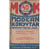 Athenaeum Irod. és Nyomdai Rt. Utólszor a lyrán-Anthológia a régebbi versekből - Kaffka Margit