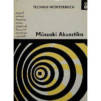 Veb Verlag Technik Műszaki Akusztika - Technik-Wörterbuch (angol,német,francia,orosz,spanyol,lengyel,magyar és szlovák nyelvű műszaki szótár) -