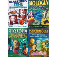 Diákkönyvtár Pszichológia + Filozófia + Biológia + Klasszikus zene (4 Diák-kiskönyvtár kötet) -