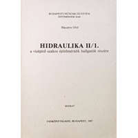 Tankönyvkiadó Hidraulika II/1 - Dr. Haszpra Ottó