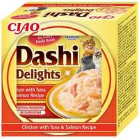 Inaba Inaba Cat Dashi Delights Chicken with Tuna & Salmon (6 tálka ~ 6 x 70 g) 420g