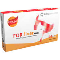  Crida Pharm FOR liver mini rágótabletta 10 kg alatti kutyáknak és macskáknak (30 tabletta)