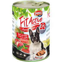 Panzi FitActive Dog Adult Beef with Beef Liver & Lamb with Apple (marha, máj és bárány) konzerv 1.24 kg