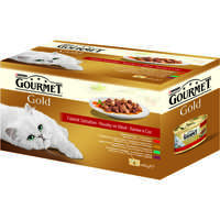 Gourmet Gourmet Gold falatok szószban nedves macskaeledel - Multipack (4 x 85 g | 4 db konzerv) 340 g
