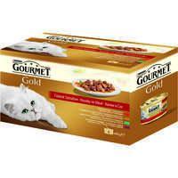 Gourmet Gourmet Gold falatok szószban nedves macskaeledel - Multipack (4 x 85 g | 4 db konzerv) 340g