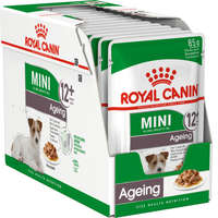  Royal Canin Mini Ageing 12+ | Nedves táp kistestű idős kutya részére (12 x 85 g) 1.02 kg