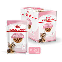 Royal Canin Royal Canin Kitten Sterilised Gravy - Ivartalanított kölyök macska szószos nedves táp (12 x 85 g) 1.02kg