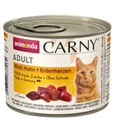 Animonda Animonda Carny Adult marhás, csirkés és kacsaszíves konzerv macskáknak (6 x 200 g) 1.2kg