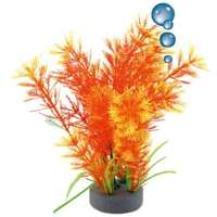 Happet Happet levegőporlasztós narancssárga műnövény akváriumba 19 cm