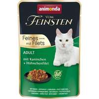 Animonda Animonda Vom Feinsten Feines mit Filets nyulas és csirkefilés macskaeledel alutasakban (18 x 85 g) 1.53kg
