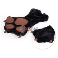 Tommi plüss tappancs kutyajáték fekete párduc mintával (Hossza - 30 cm)