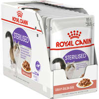 Royal Canin Royal Canin Sterilised Gravy - Ivartalanított felnőtt macska szószos nedves táp (12 x 85 g) 1.02 kg