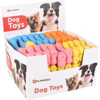 Flamingo Flamingo latex csont játék kutyáknak - több színben (13 cm)