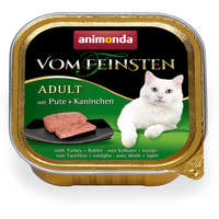 Animonda Animonda Vom Feinsten Adult – Pulyka- és nyúlhúsos macskaeledel (16 x 100 g)