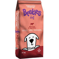Besties Besties Dog Beef & Vegetables - Marhás és zöldséges kutyatáp 15kg
