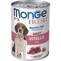 Monge Monge Dog Adult Fresh Veal Chunks in Loaf (24 x 400 g) 9.6kg