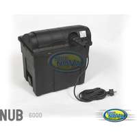 Aqua Nova Aqua Nova NUB-6000 + 9 W UV beásható kerti dobozszűrő UV sterilizátorral (10 l | 6000 l-ig | Tömlőátmérő: 20-40 mm be / 50 mm ki)